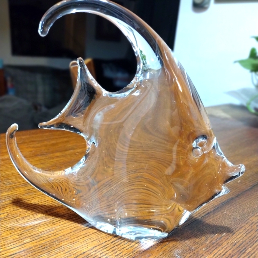 Beautiful Glass Fish Figurine Made In Italy